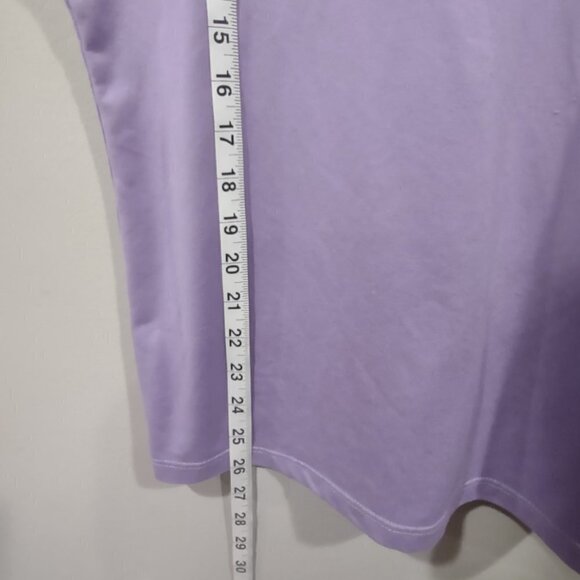 Bally Fitness Top Size Large Lilac Open Back - Picture 5 of 5